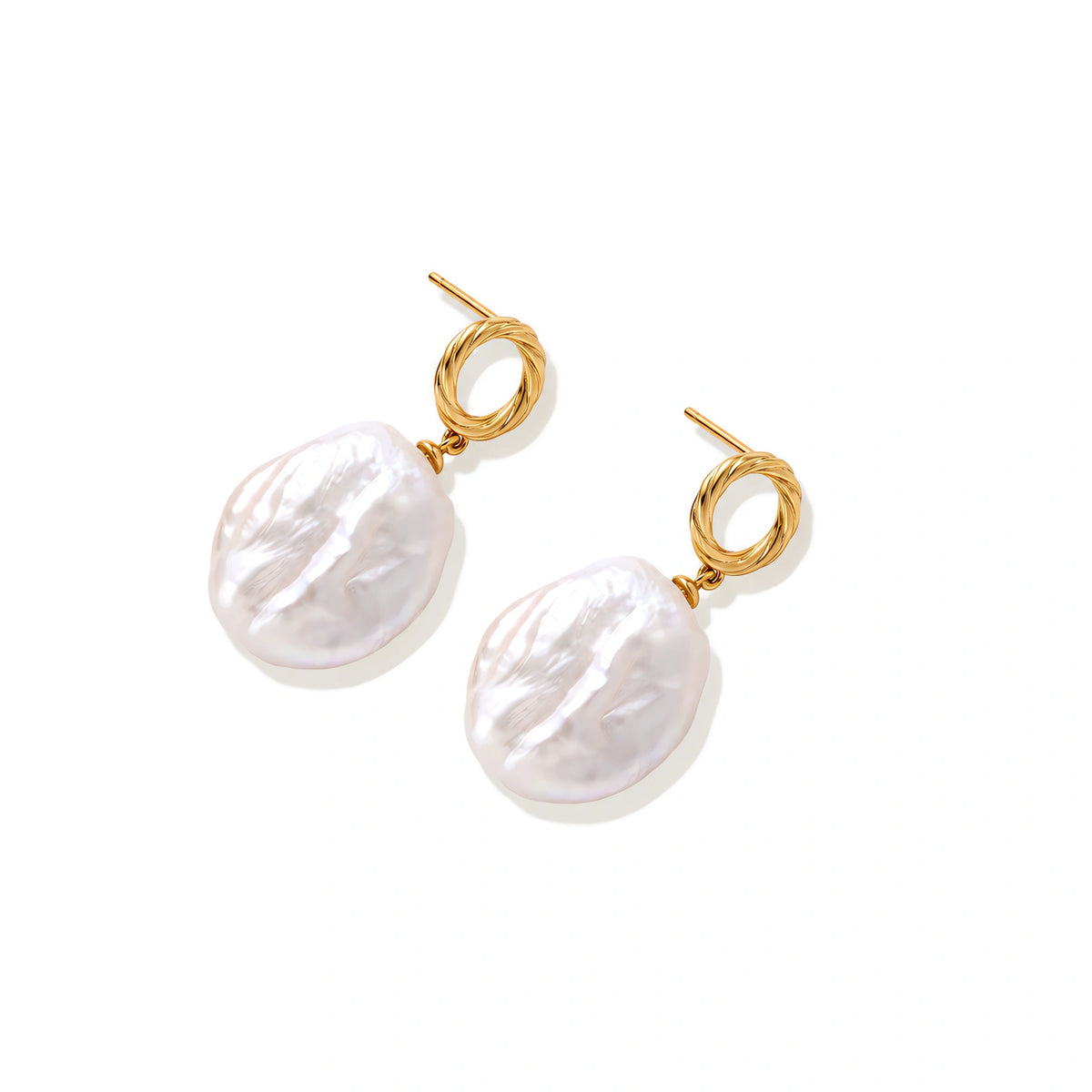 Pearl Glow Baroque Drop Earrings | Dopamine Alley