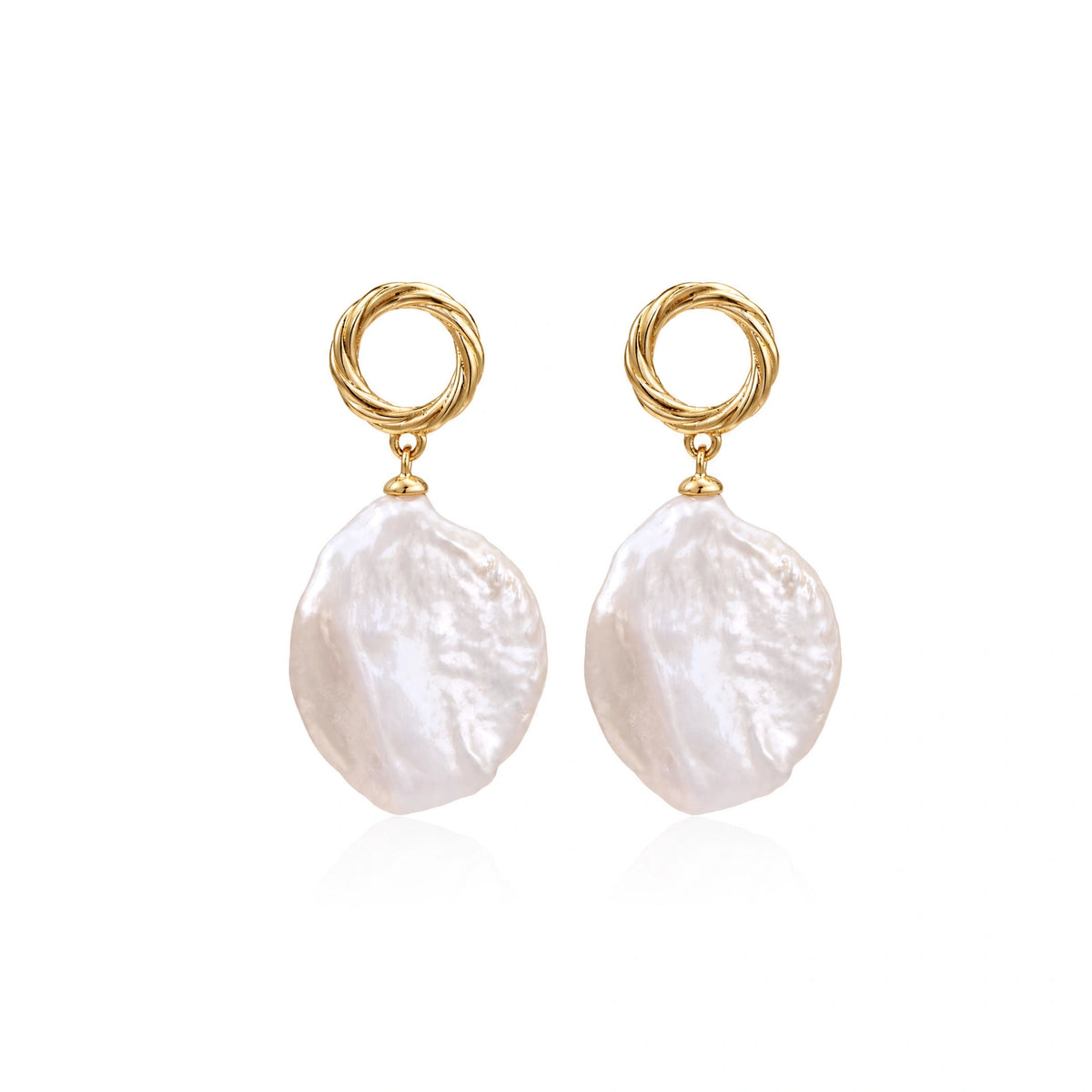 Pearl Glow Baroque Drop Earrings | Dopamine Alley