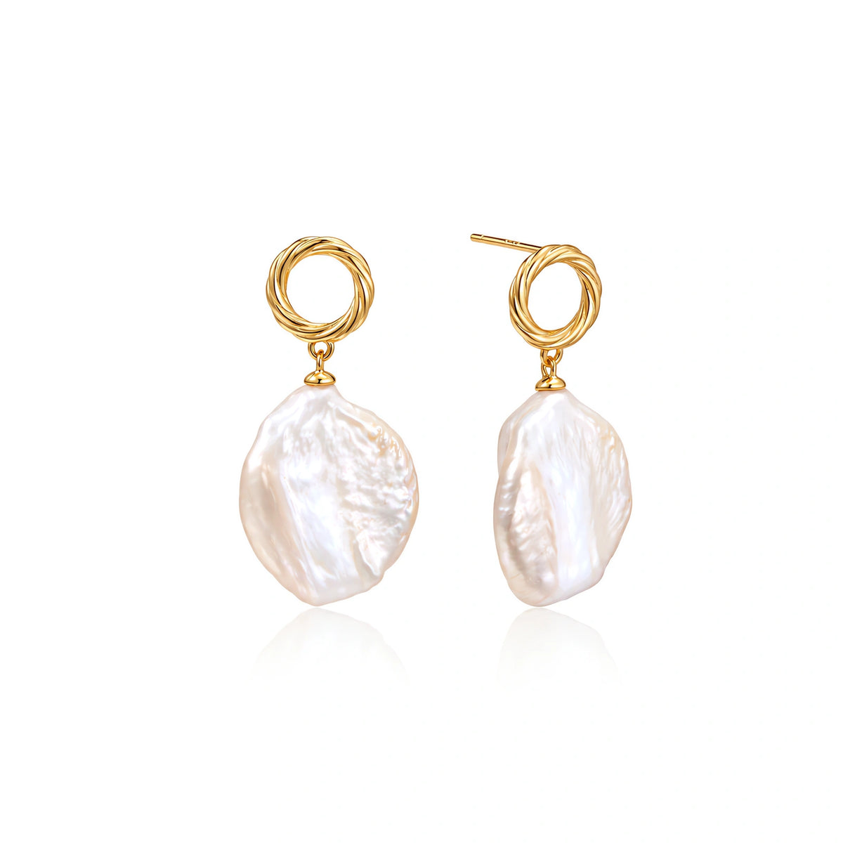 Pearl Glow Baroque Drop Earrings | Dopamine Alley