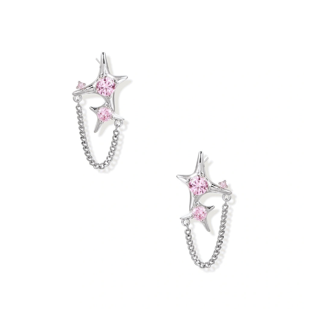 Starlight Chain Earrings | Dopamine Alley