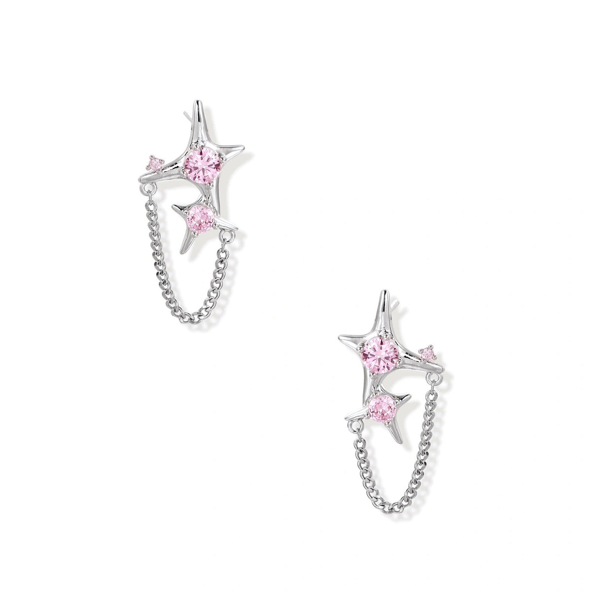 Starlight Chain Earrings | Dopamine Alley