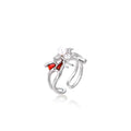 Crimson Spider Ring | Dopamine Alley