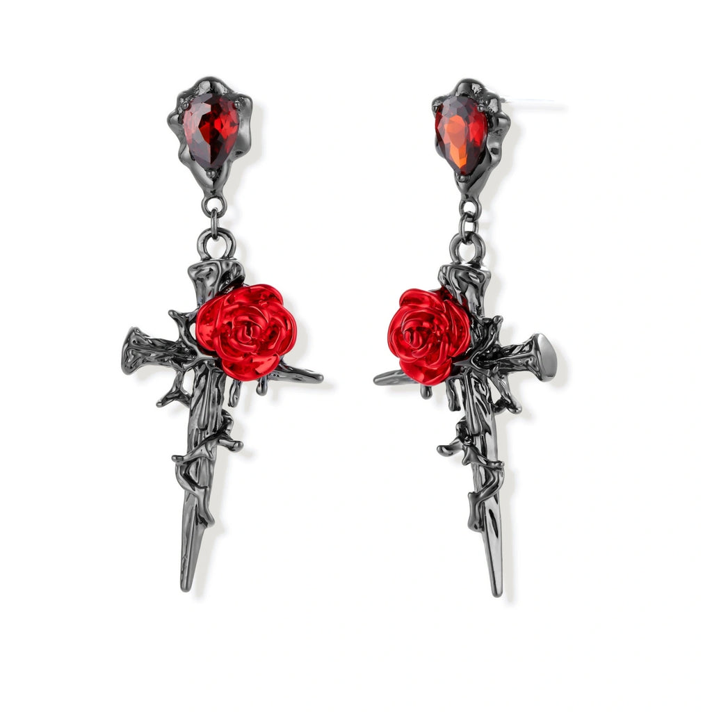 Thorned Rose Cross Set | Dopamine Alley
