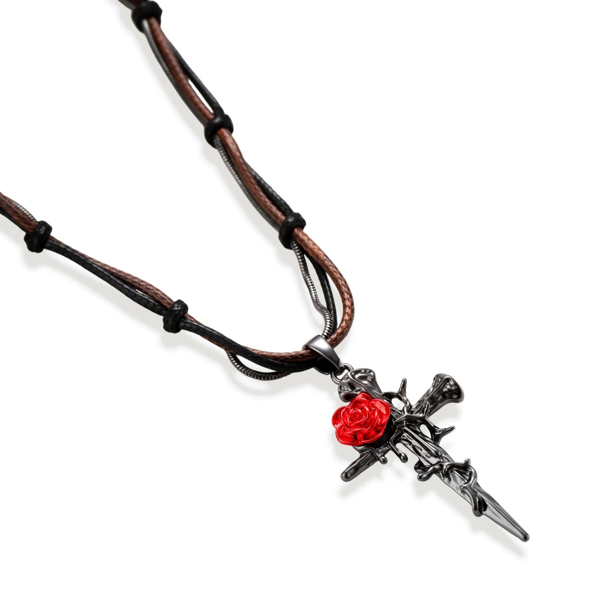 Thorned Rose Cross Set | Dopamine Alley