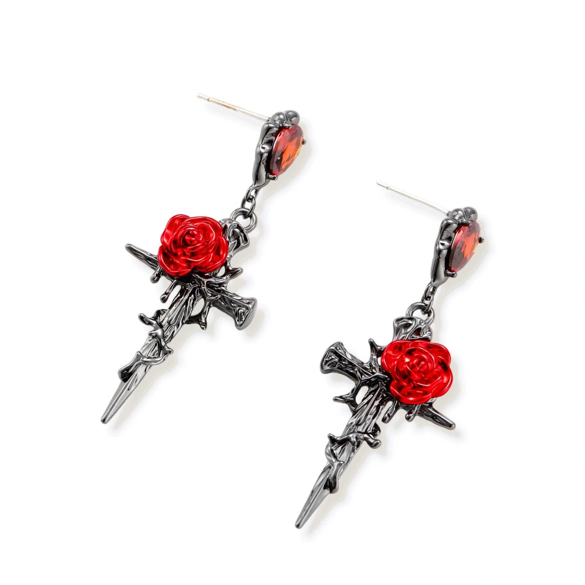 Thorned Rose Cross Set | Dopamine Alley