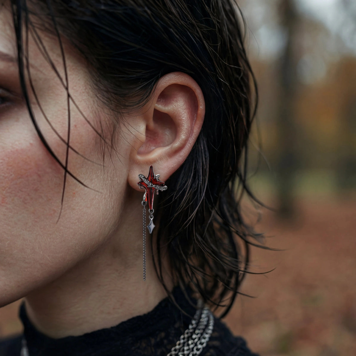 Blood Moon Dagger Earrings | Dopamine Alley