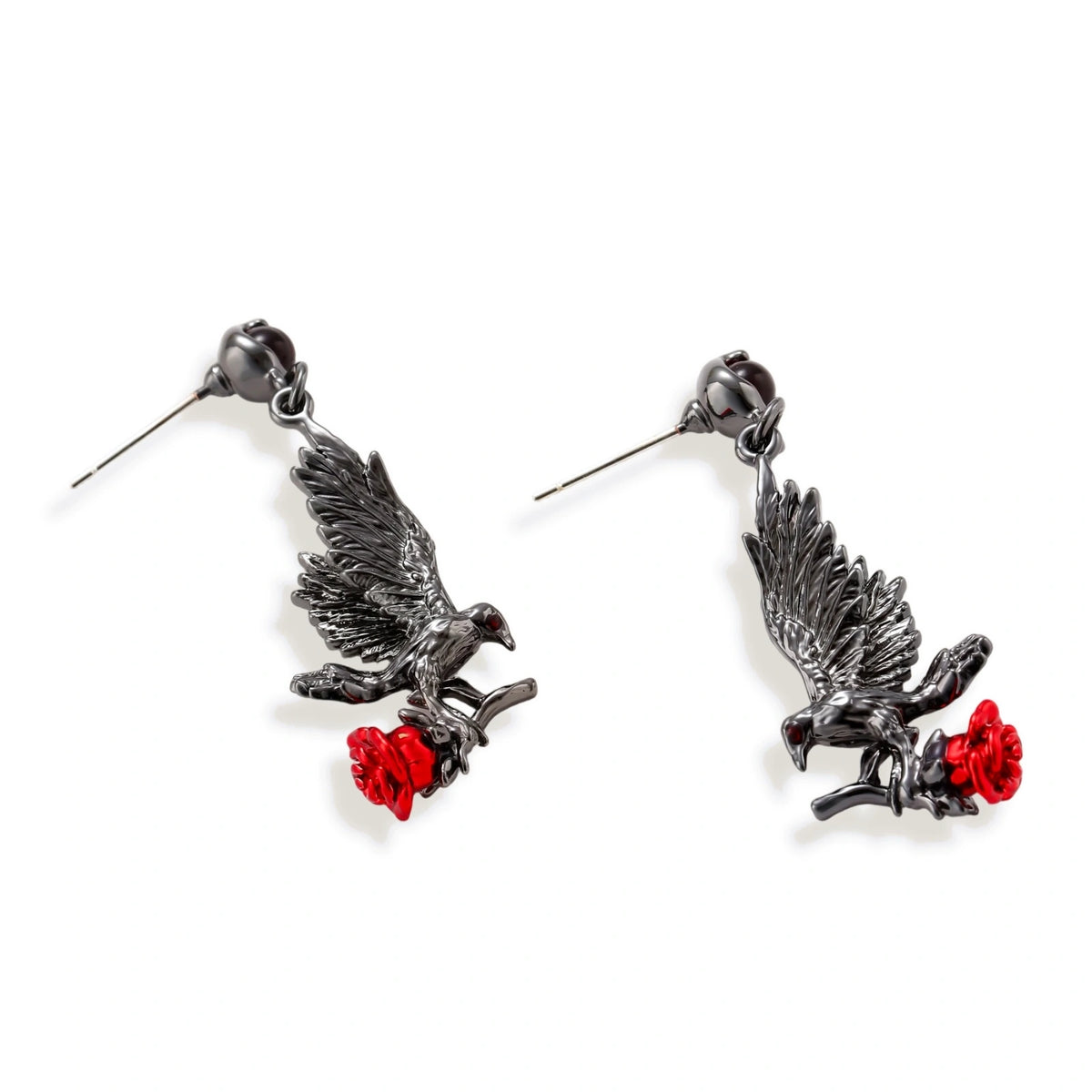 Raven Rose Earrings | Dopamine Alley
