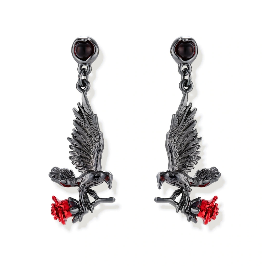 Raven Rose Earrings | Dopamine Alley