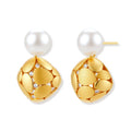 Petal Drop Pearl Earrings | Dopamine Alley