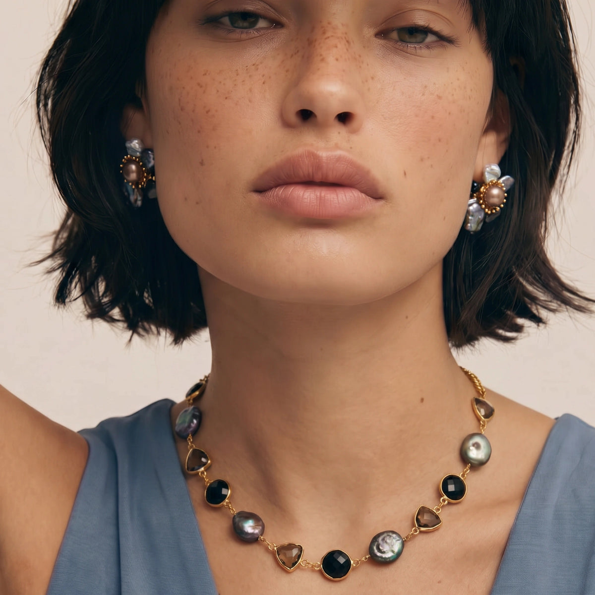 Baroque Luxe Statement Necklace | Dopamine Alley