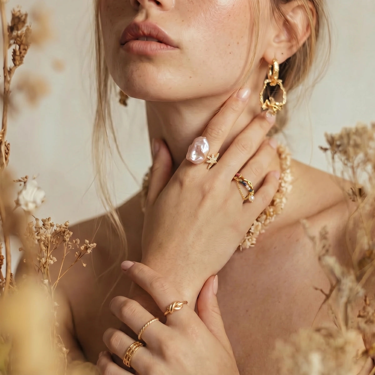 Starlit Pearl Dreams Ring | Dopamine Alley