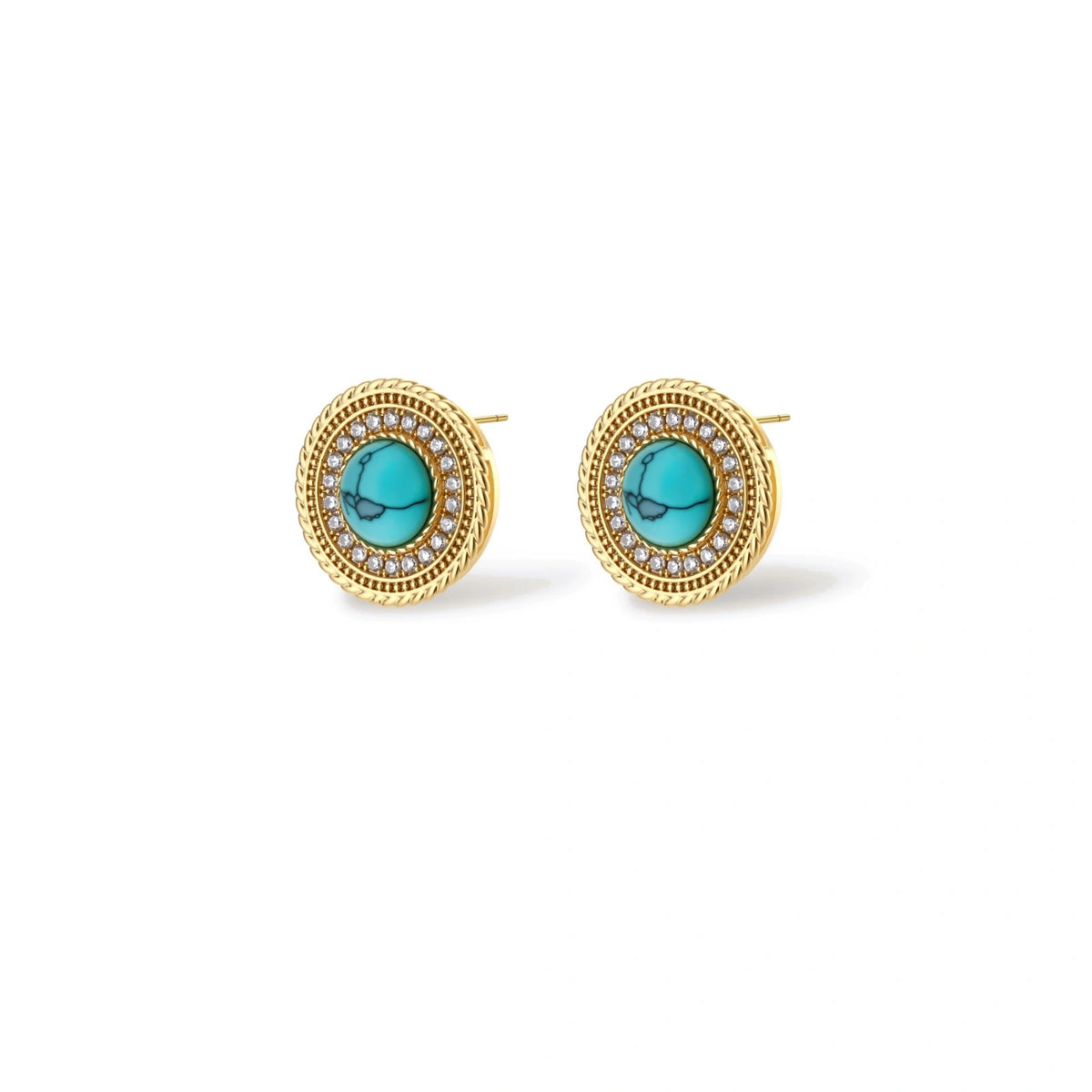 Turquoise Medallion Jewelry Set | Dopamine Alley