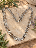 Three-Chain Layering Necklace by Bellaforma Jewelry