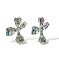 Celestial Shell Cross Studs | Dopamine Alley