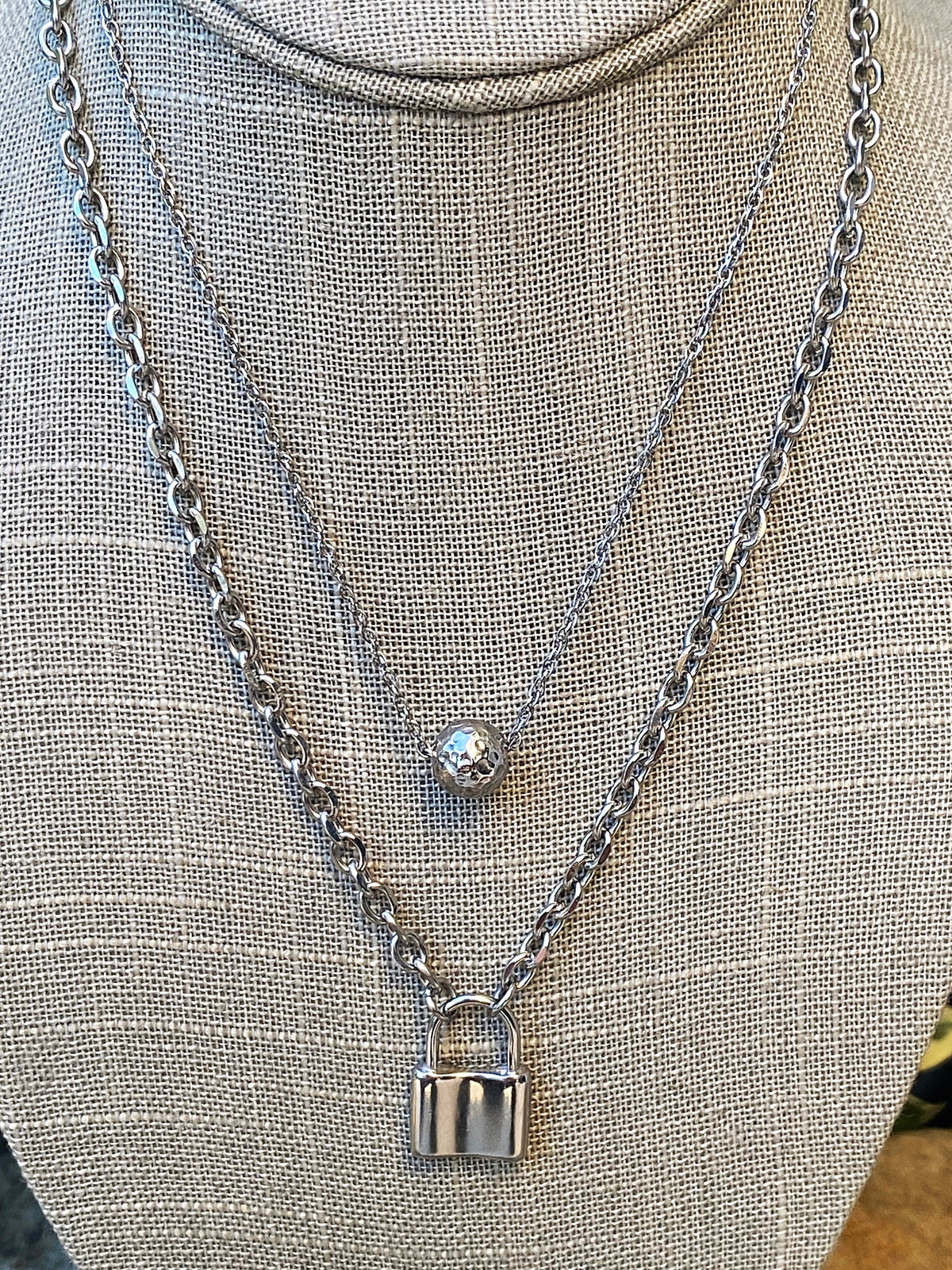 Camden Lock Pendant Necklace by Bellaforma Jewelry
