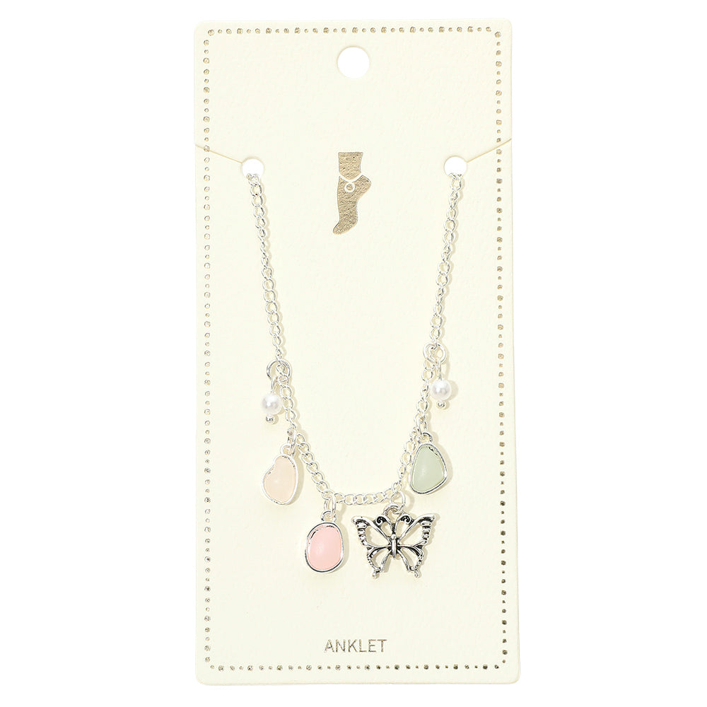 Butterfly Charm Anklet