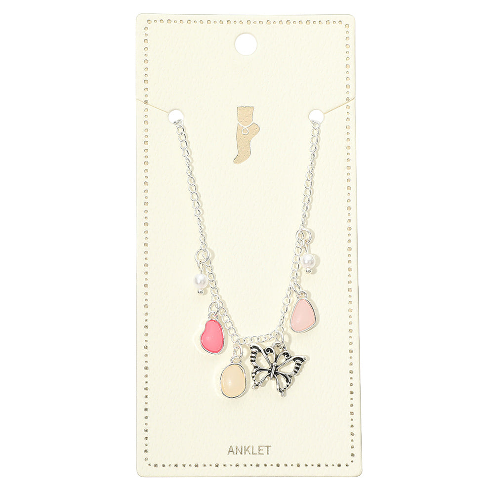Butterfly Charm Anklet