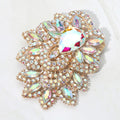 Rhinestone Flower Brooch & Pendant