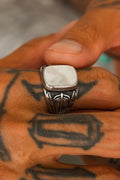 Desire Opalescent Stainless Steel Ring
