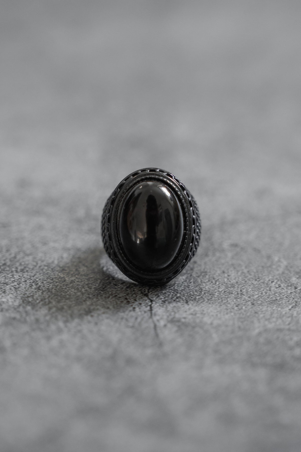 Dark Current BLACKOUT Stainless Steel Ring