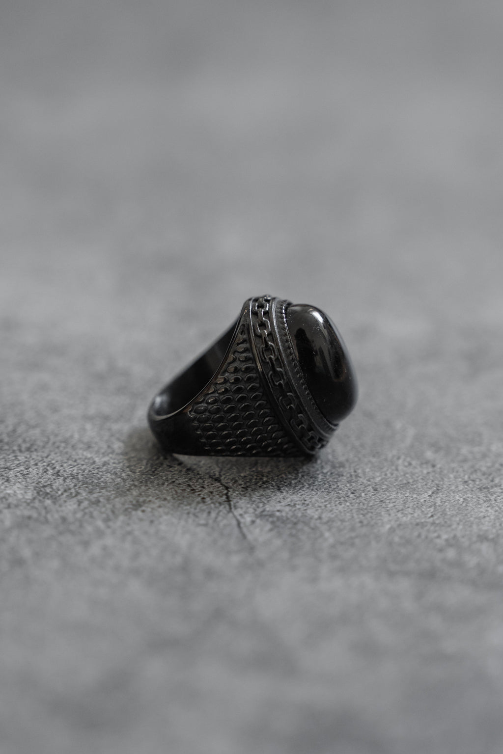 Dark Current BLACKOUT Stainless Steel Ring