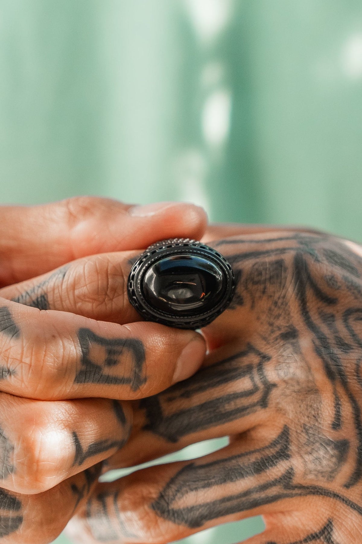 Dark Current BLACKOUT Stainless Steel Ring