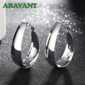 Smooth U-Shaped Hoop Earrings