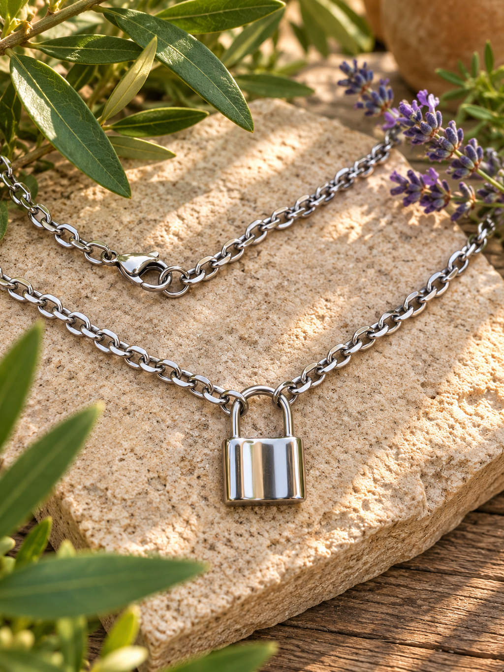 Camden Lock Pendant Necklace by Bellaforma Jewelry