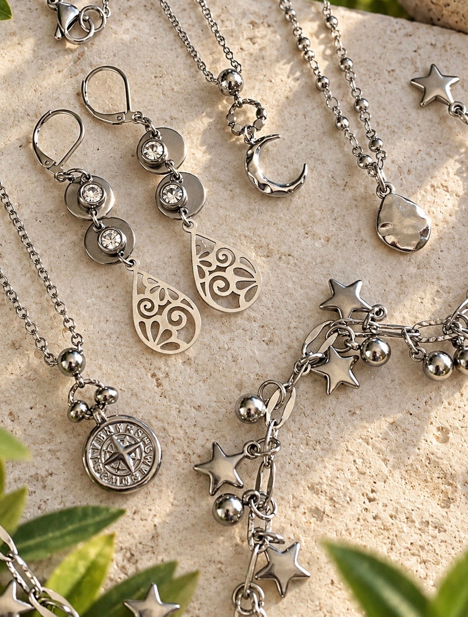 Coastal Star Charm Bracelet by Bellaforma Jewelry