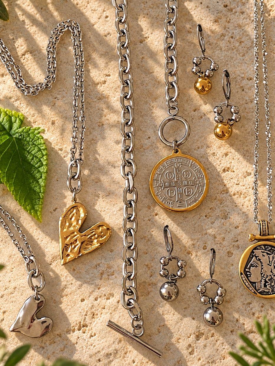 Rebel Heart Pendant Necklace by Bellaforma Jewelry