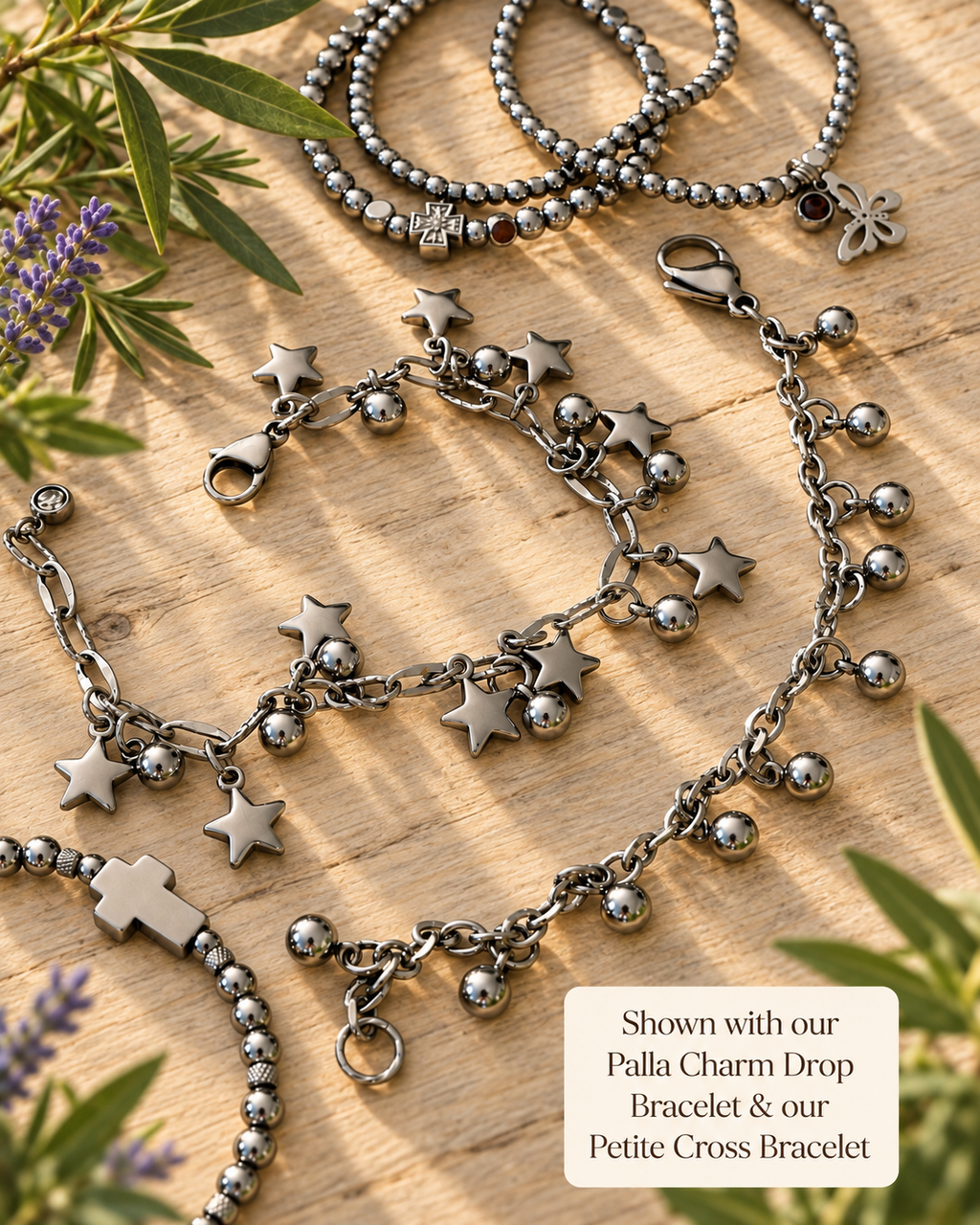 Coastal Star Charm Bracelet by Bellaforma Jewelry