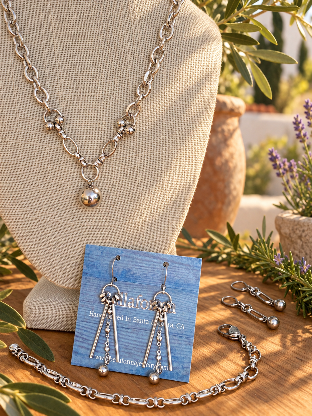 Lobero Ball Charm Choker by Bellaforma Jewelry