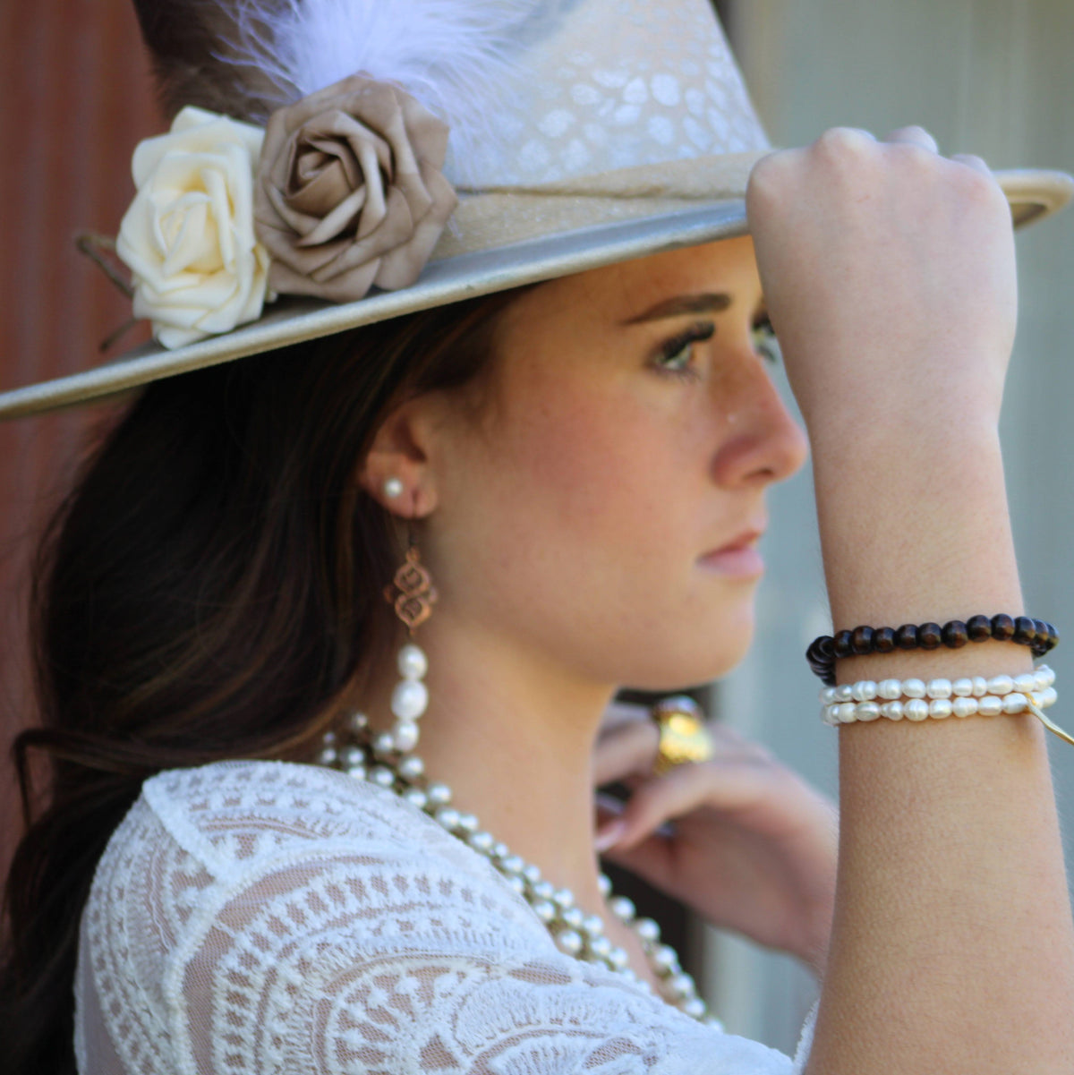 Freshwater Pearl Stretch Bracelet