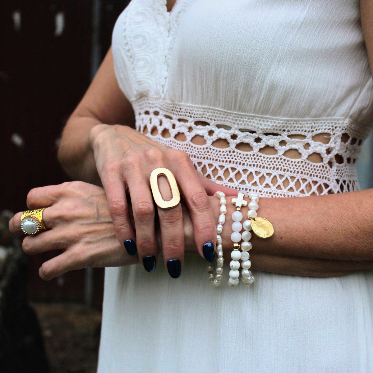 Freshwater Pearl Stretch Bracelet