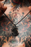 Blackout Anchors Aweigh Stainless Steel Necklace