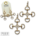 Equestrian Snaffle-Bit Earrings