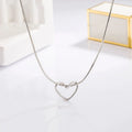 Open Heart Chain Necklace