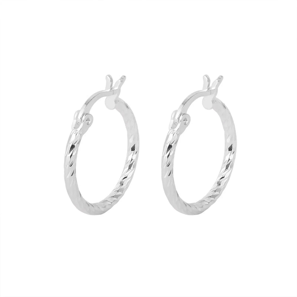 Twisted Circle Earrings