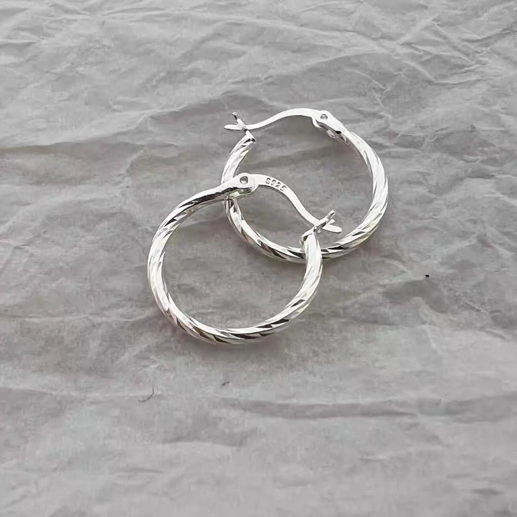 Twisted Circle Earrings