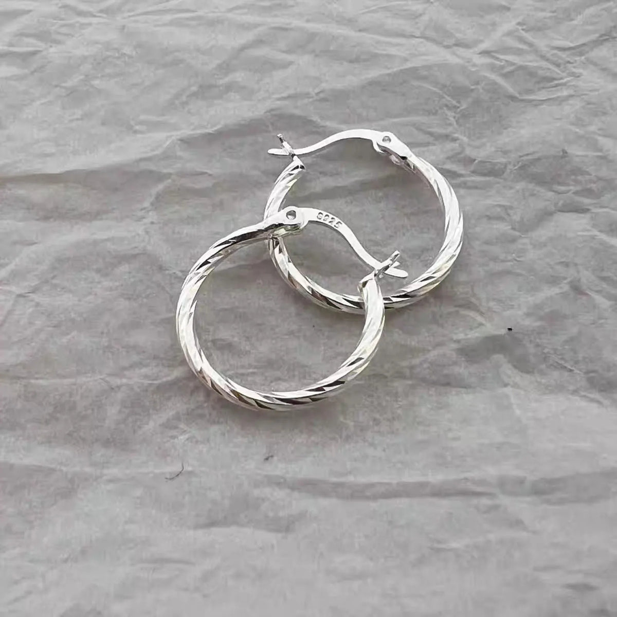 Twisted Circle Earrings