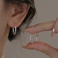 Twisted Circle Earrings
