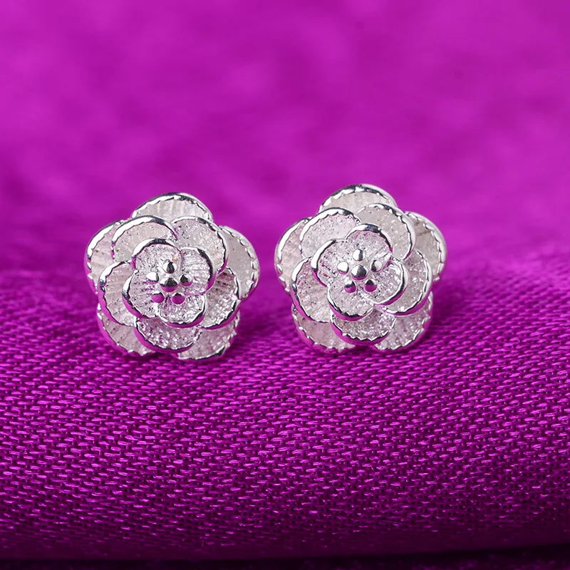 Rose Stud Earrings
