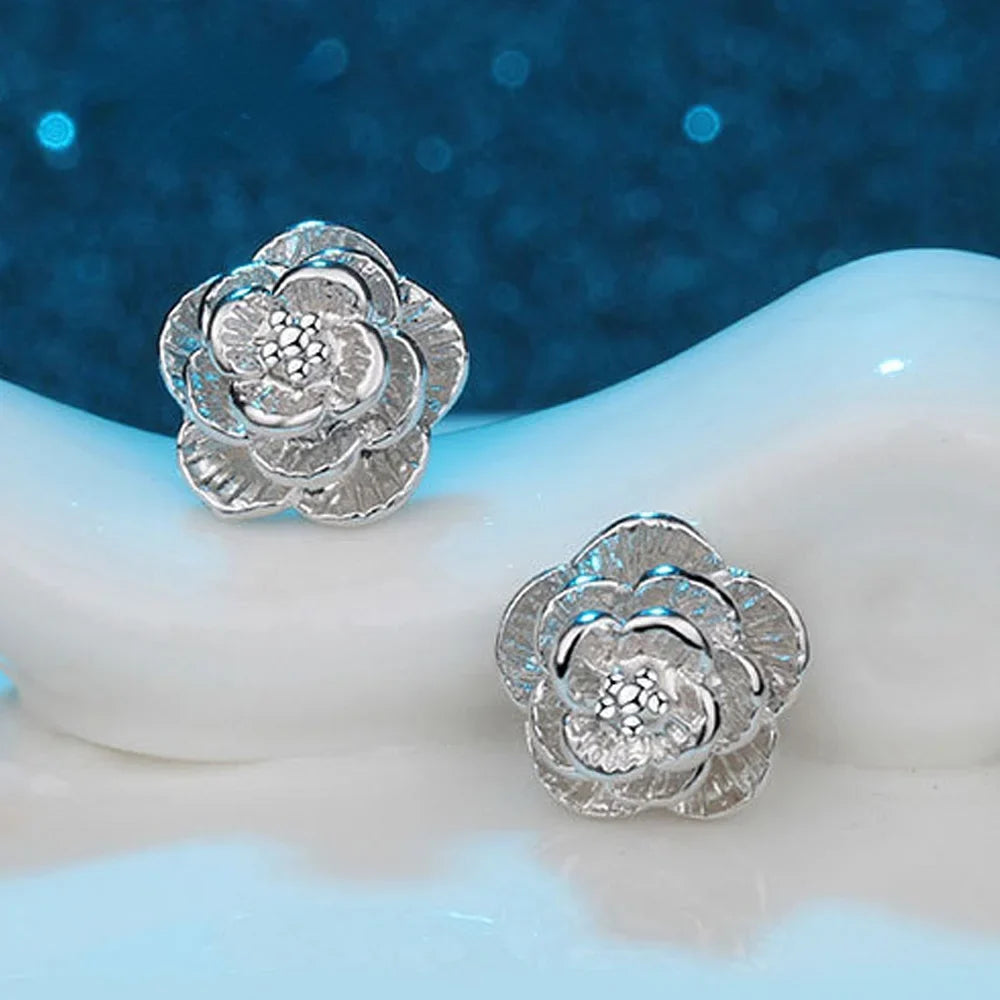 Rose Stud Earrings