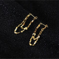 Double-Layer Tassel Chain Earrings
