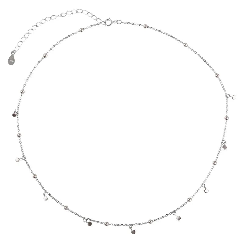 Round Accent Tassel Necklace