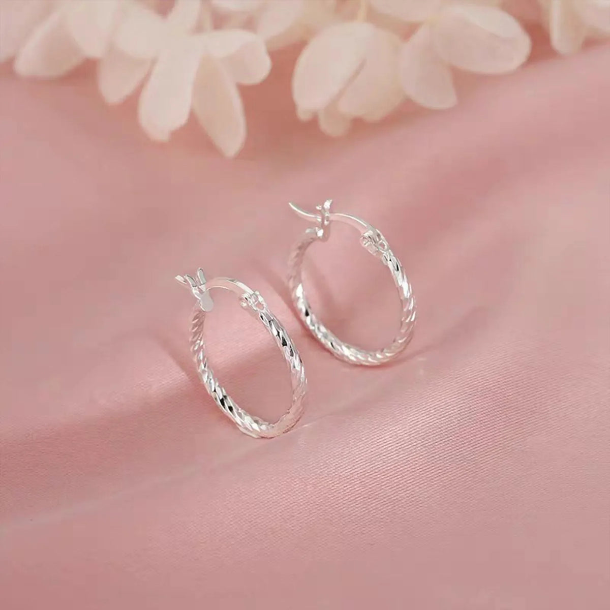 Twisted Circle Earrings