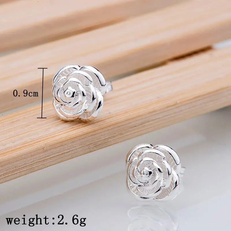 Rose Stud Earrings