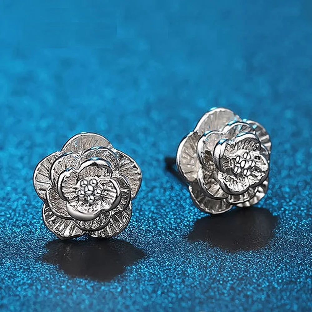 Rose Stud Earrings