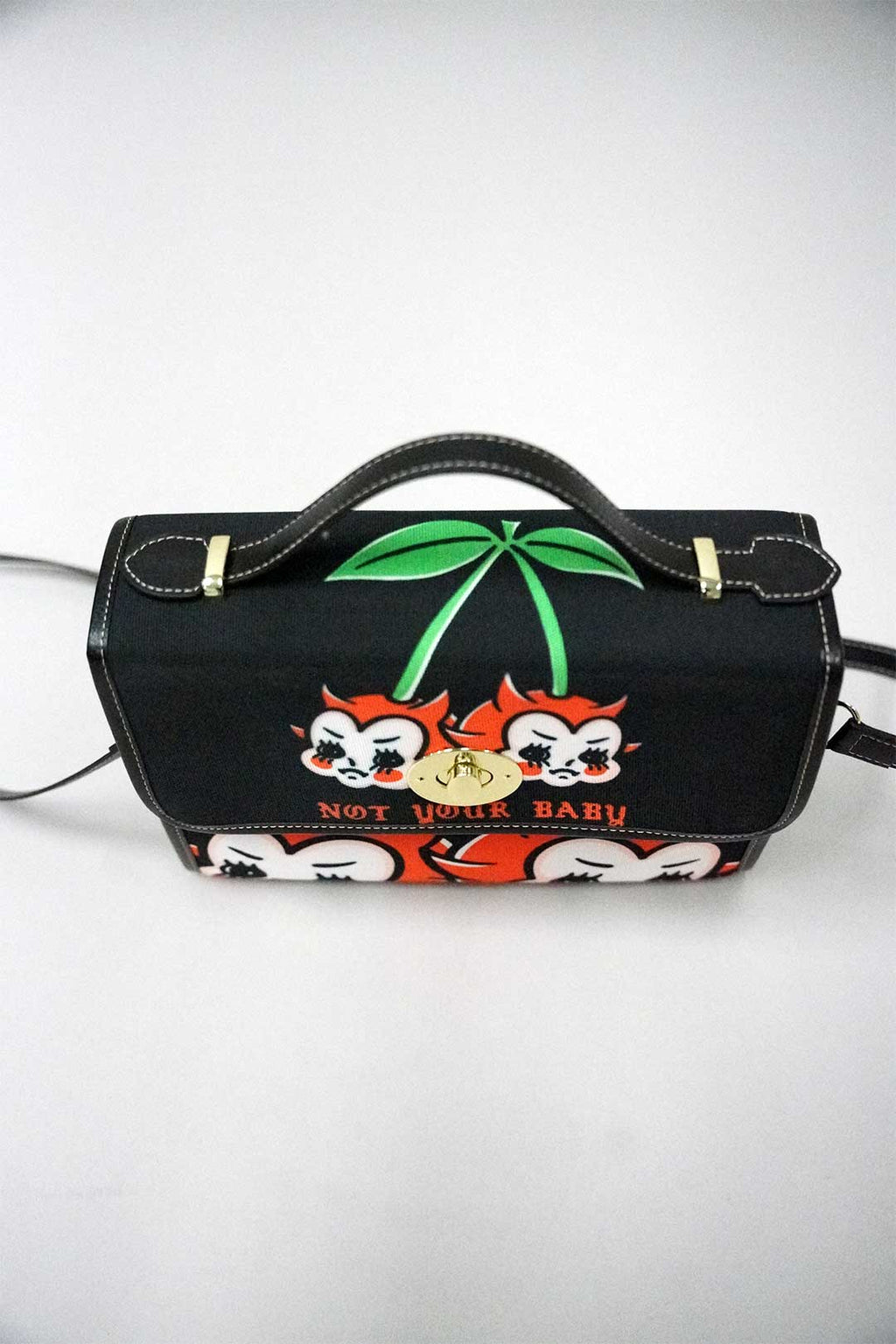 Not Your Baby purse shoulder strap detail