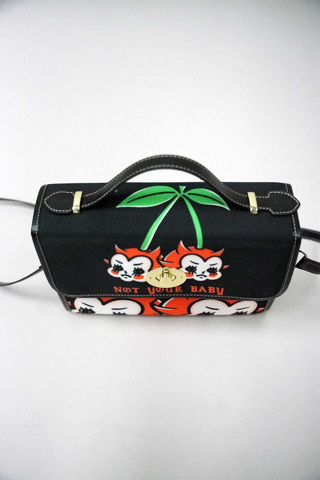 Not Your Baby purse shoulder strap detail
